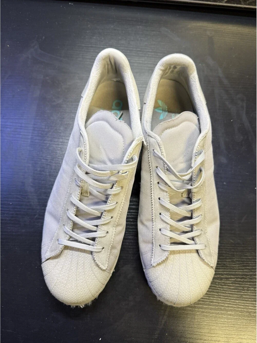 Adidas Originals Superstar Triple Grey Shoes in RARE Size 11 Men's GY0637